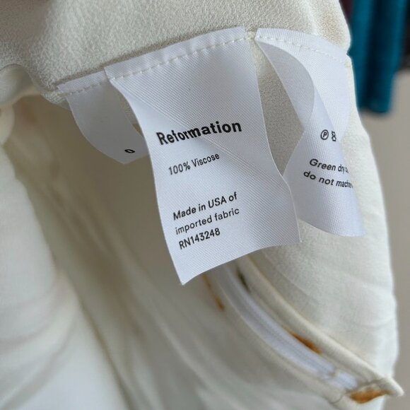 Reformation White Floral Mini Dress - Picture 5 of 5